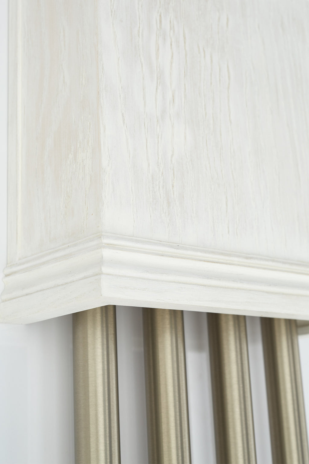 Door Chime, White Wood and Nickel, Westminster